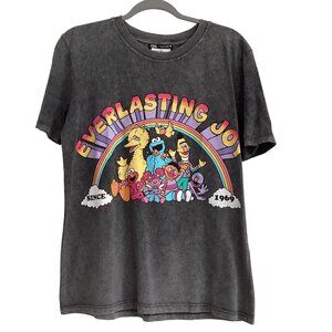 Zara Black Graphic Tee - Everlasting Joy